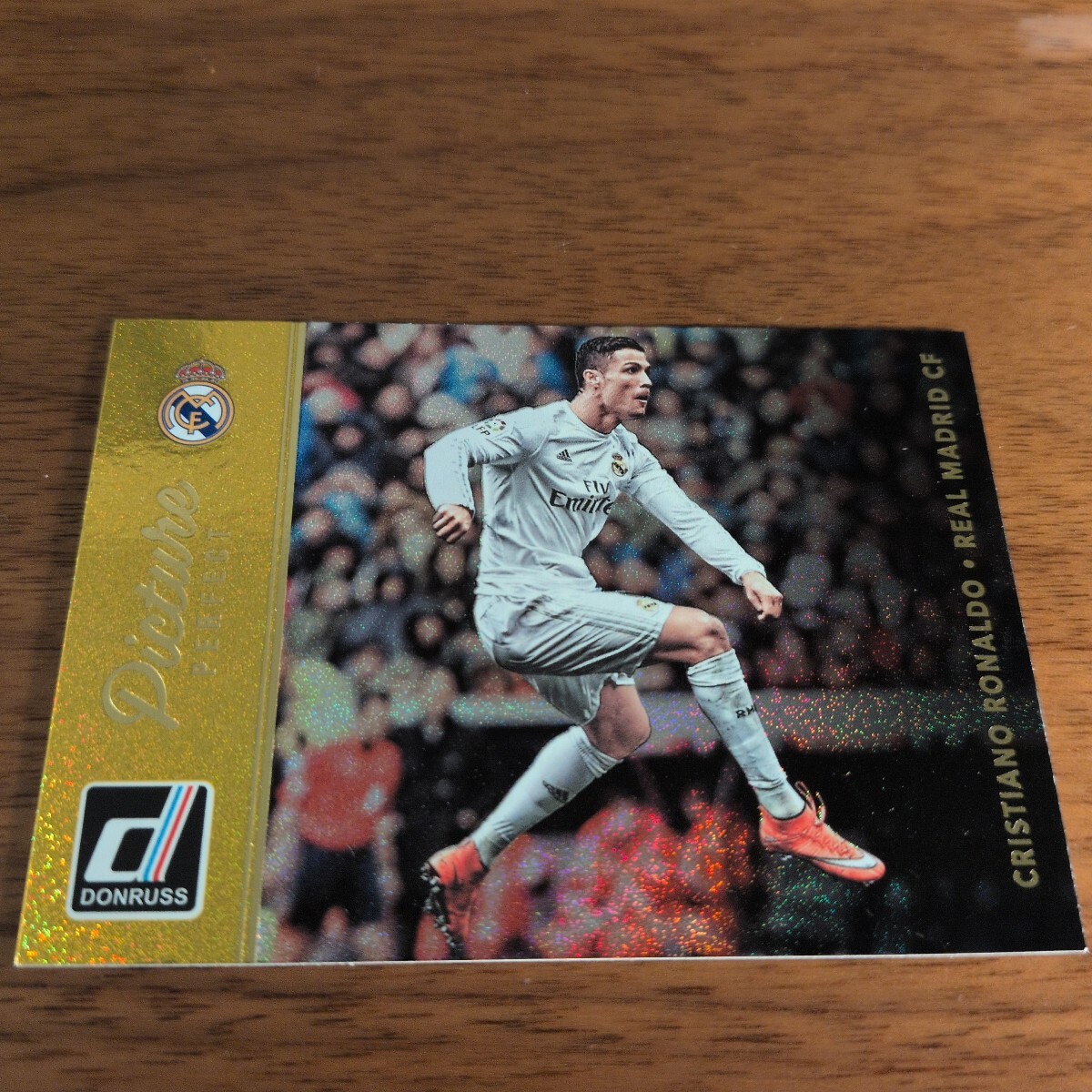 レア TREBLE CRISTIANO RONALDO ジャージカード サイン入り CR7