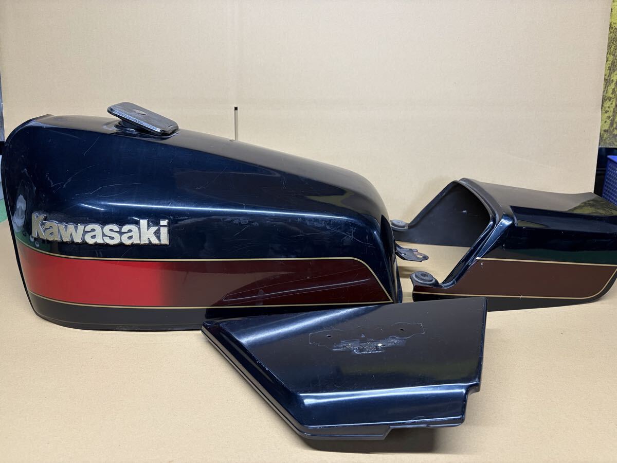 中古】当時 Z400FX E4 ルミナスガンブルー E1 E2 E3 XJ 純正 希少 国内