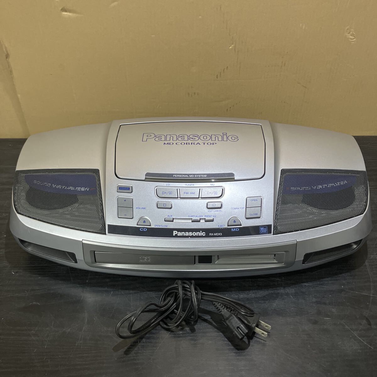 ◇Panasonic RX-MDX3 コブラトップ MD COBRA TOP CD/MDラジオ 動作良好