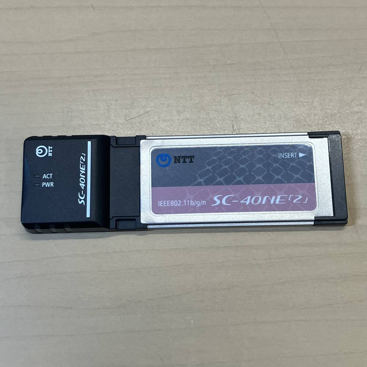 NTT PR-600KI ＋ 無線LANカード SC-40NE「2」セット やや傷や汚れあり】NTT 西日本 ホームゲートウェイ PR-500KI & 無線LAN
