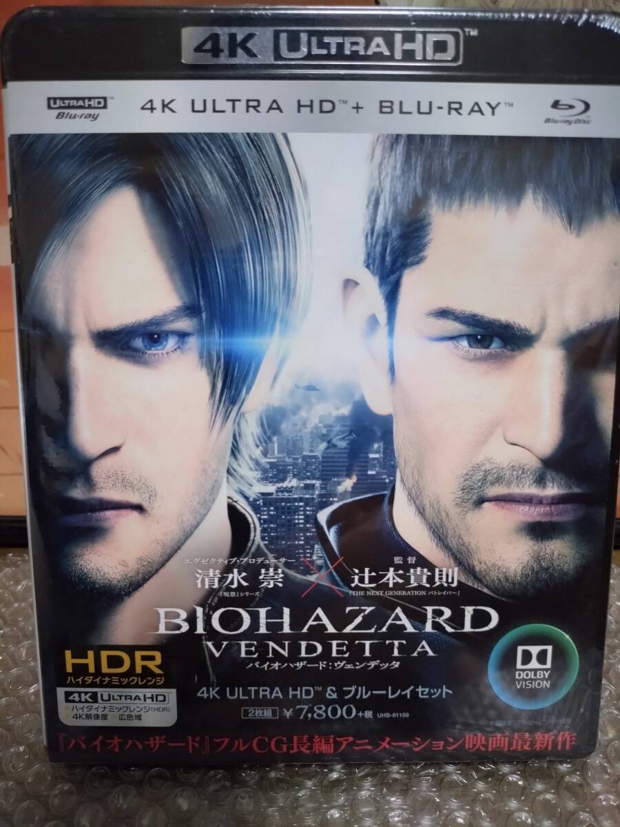 目立った傷や汚れなし】BIOHAZARD VENDETTA クリアファイル バイオ
