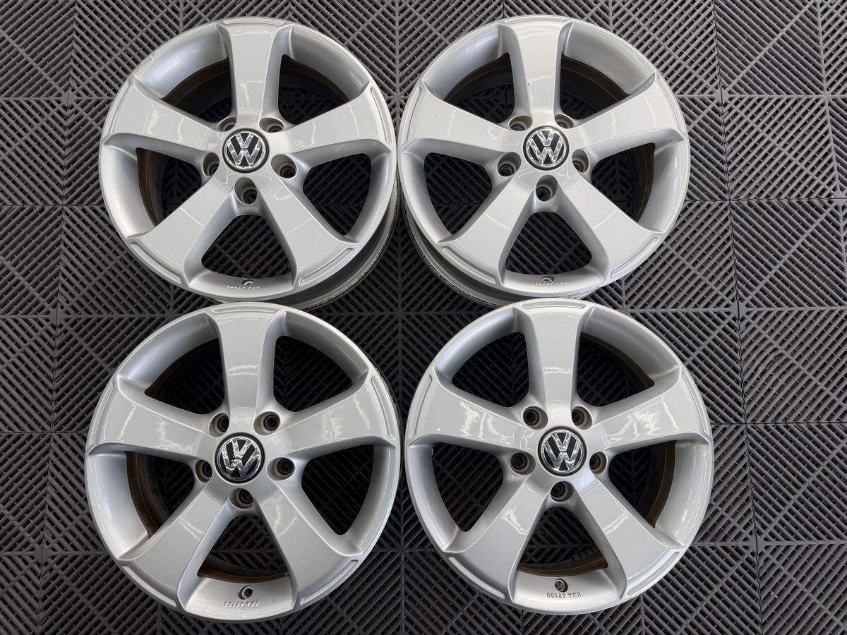 傷や汚れあり】◇◇VW T-CROSS 純正 ホイール 16インチ 6J+35 5穴 PCD