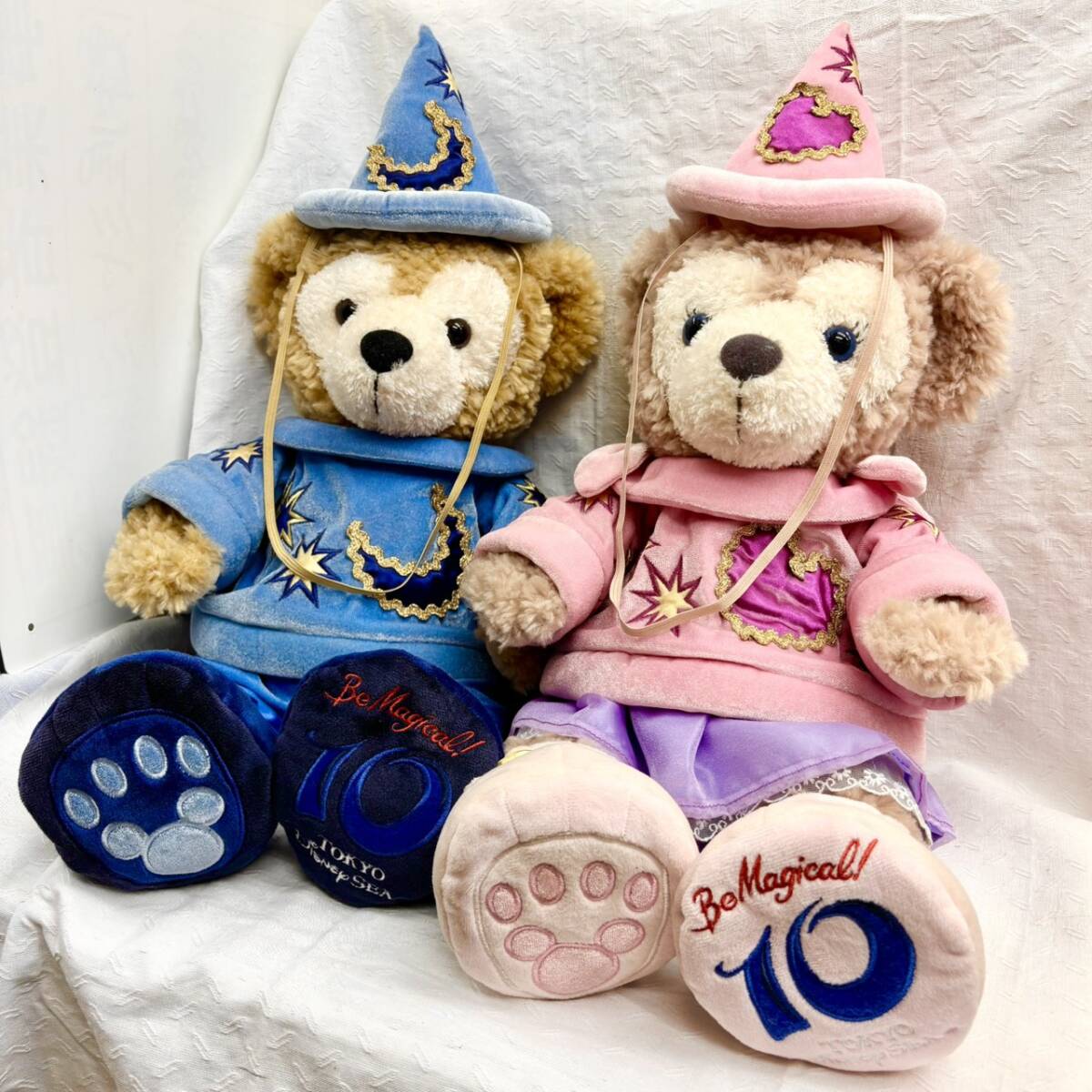 中古】TDS ダッフィー 東京ディズニーシー10周年記念コスチューム着用
