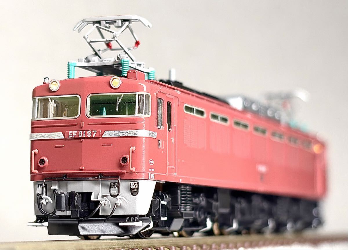 中古品を加工しました】TOMIX 2133 EF81-141 長岡車両センター 双頭