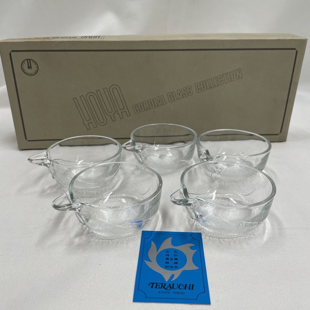 ☆ 未使用 5点セット HOYA ホヤ CORDIAL GLASS COLLECTION FBS7750