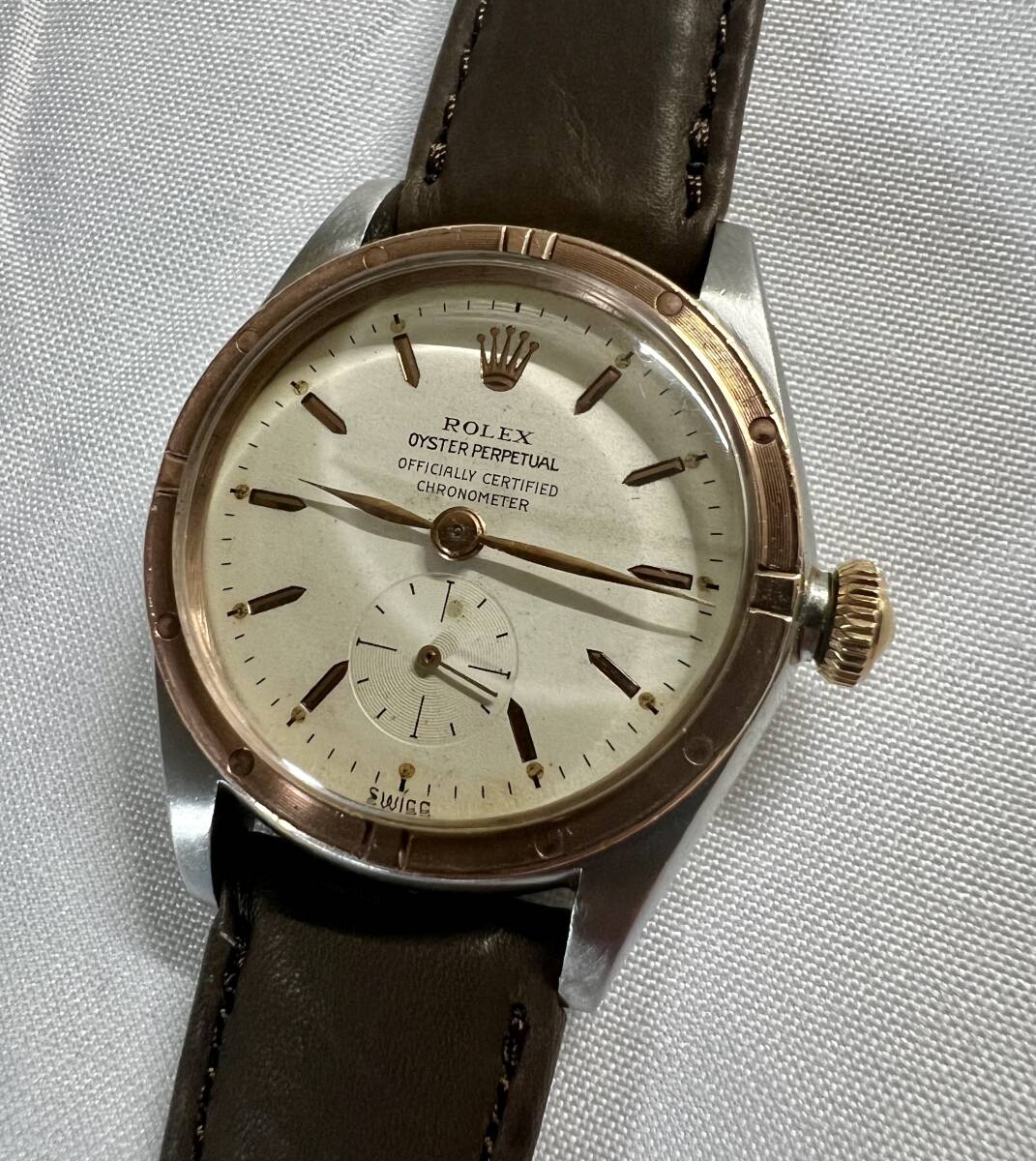 動作品 ORIS/オリス ◇17石 ビンテージ/ゴールド 7305 ◇機械式手巻き