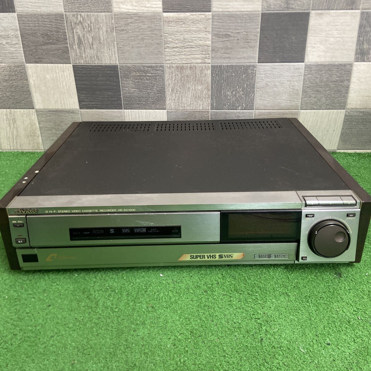 ☆ジャンク☆Victorビクター☆S-VHS/S-VHS-C コンパチ ビデオデッキ HR