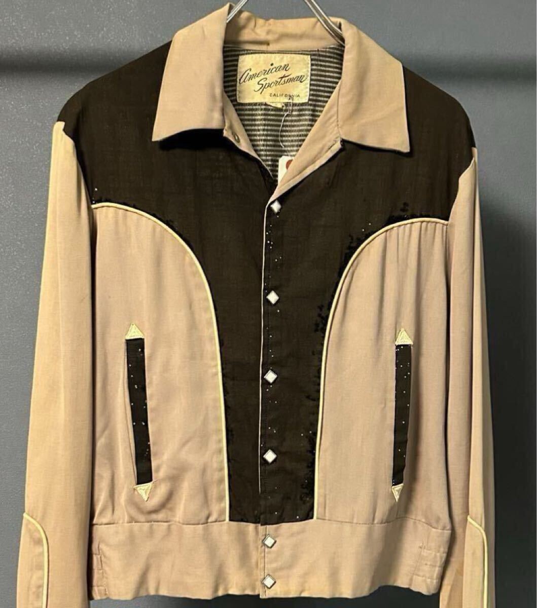美品 50s WEB ジャケット ギャバジャン ナッソー ブルゾン 50年代