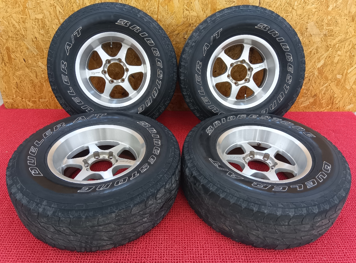 中古】良品 ENKEI BORGNER ZX 16x7.0J ET:-15 6H139.7 BFグッドリッチ