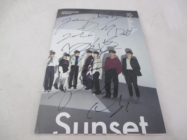 中古】SEVENTEEN DIRECTOR'S CUT SUNSET ver. CD トレカ ビジネス