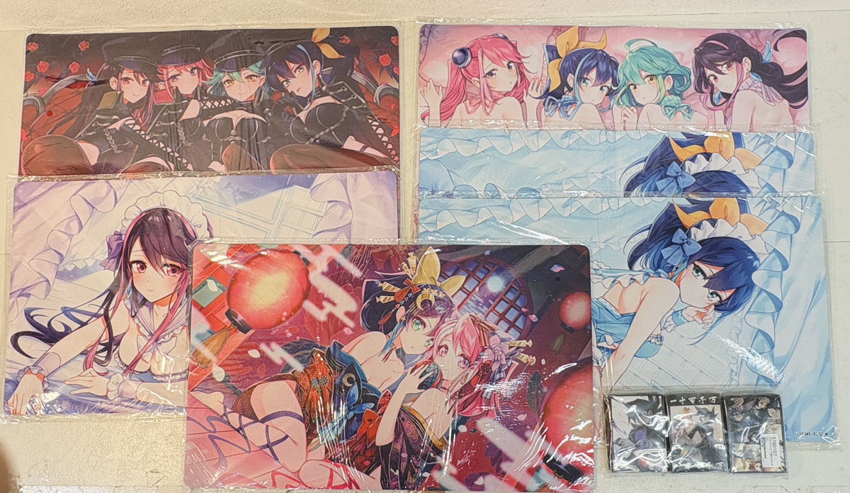 新品】プレイマット 遊戯王 ARC-V 柊 柚子 セレナ 黒咲 瑠璃 リンの