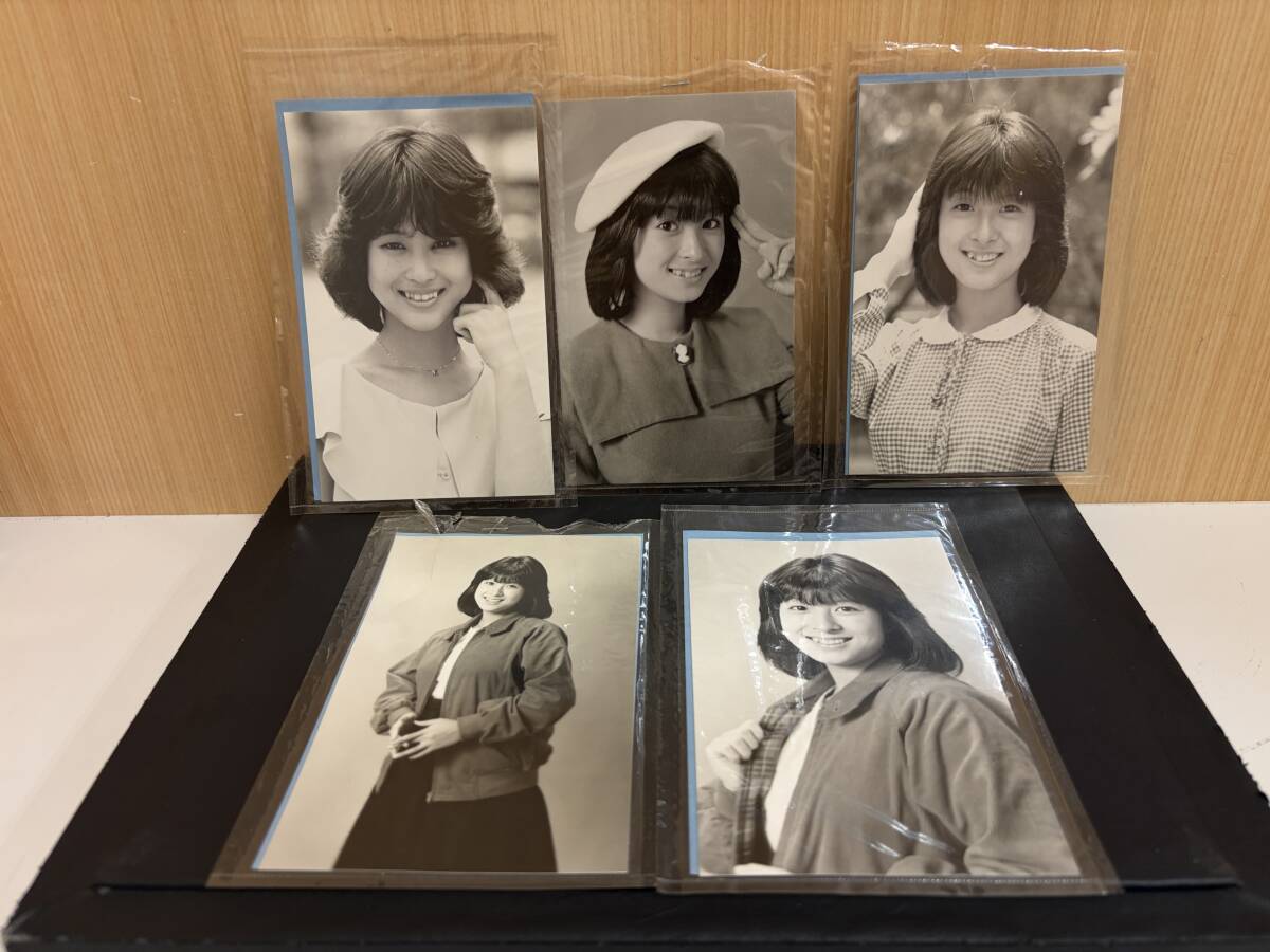 【当時物】河合奈保子 ブロマイド 写真 昭和アイドル レトロ 新品】昭和 アイドル 河合奈保子 レア 貴重 プロマイド L版 写真 20枚
