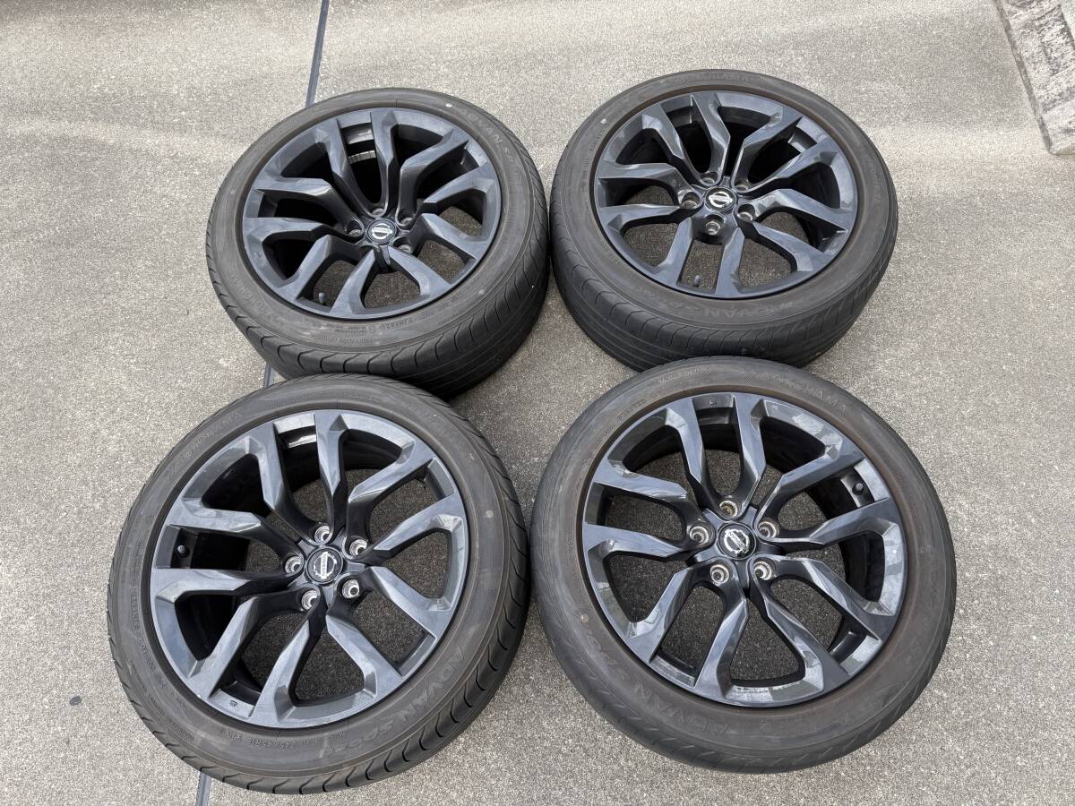 Z34 フェアレディ 9J 18インチ +15 2本セット 日産純正 エンケイ製