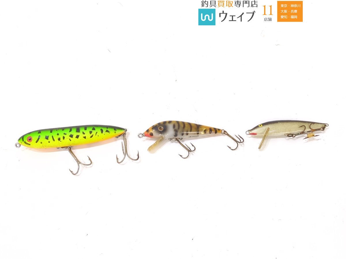やや傷や汚れあり】【 OLD へドン マグナムタイガー 金黒 Heddon