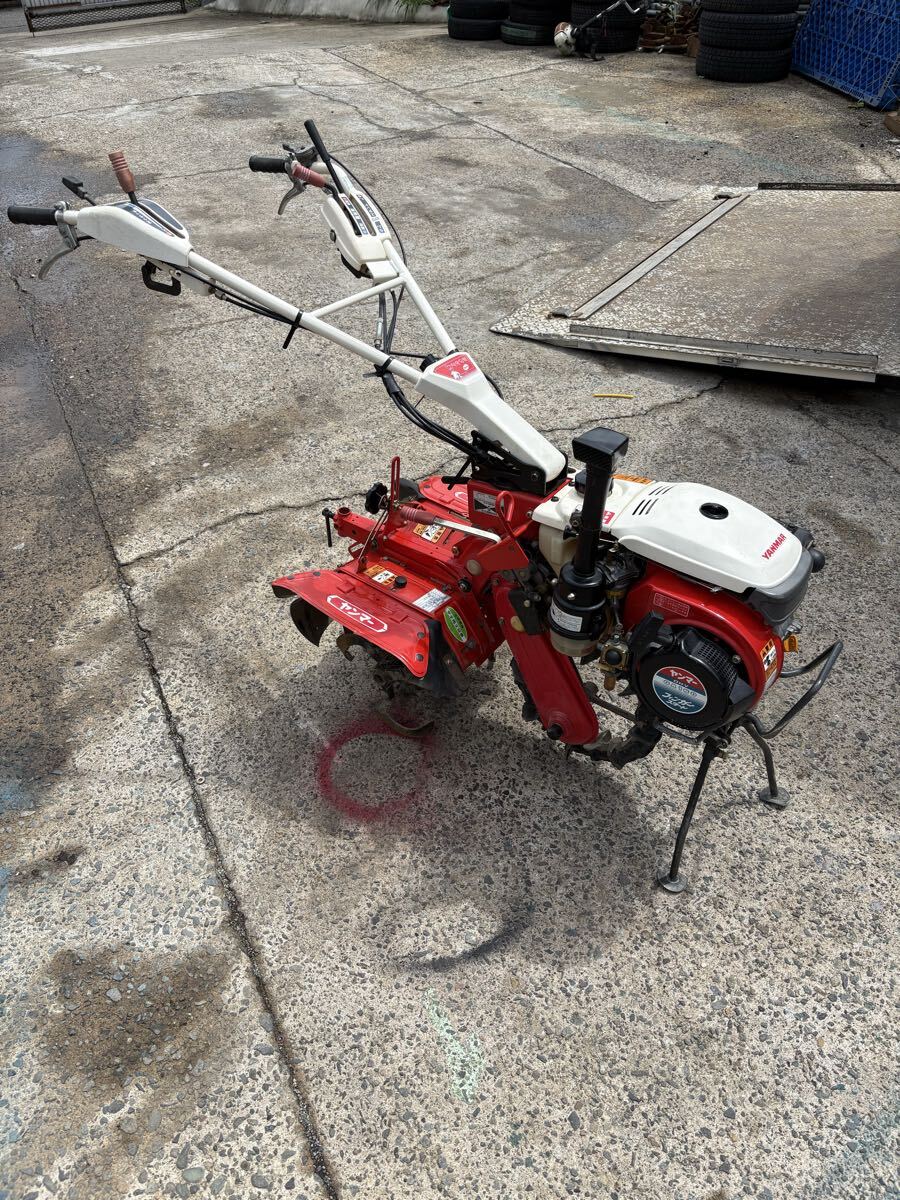 中古】ヤンマー 一輪管理機 PSC60 最大5.8馬力 ネギ爪・培土板・鉄車輪