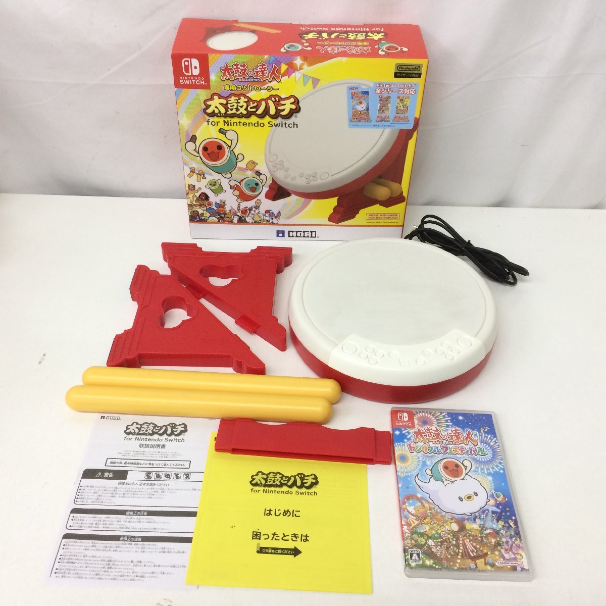 未使用】新品 ハウスバチ 太鼓の達人 旧筐体 純正 バチ 赤 部品の落札