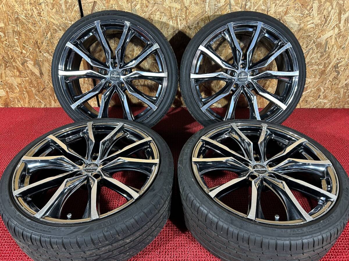 やや傷や汚れあり】weds Kranze クレンツェ ヴィシュヌ 20インチ 8.5J