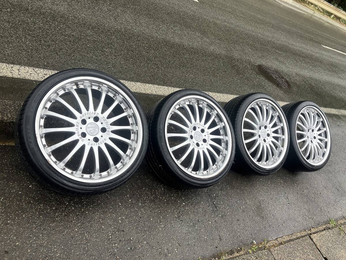 深リム カールソン1/16RS 9J10J PCD120 高級 レクサス LS460 LS500