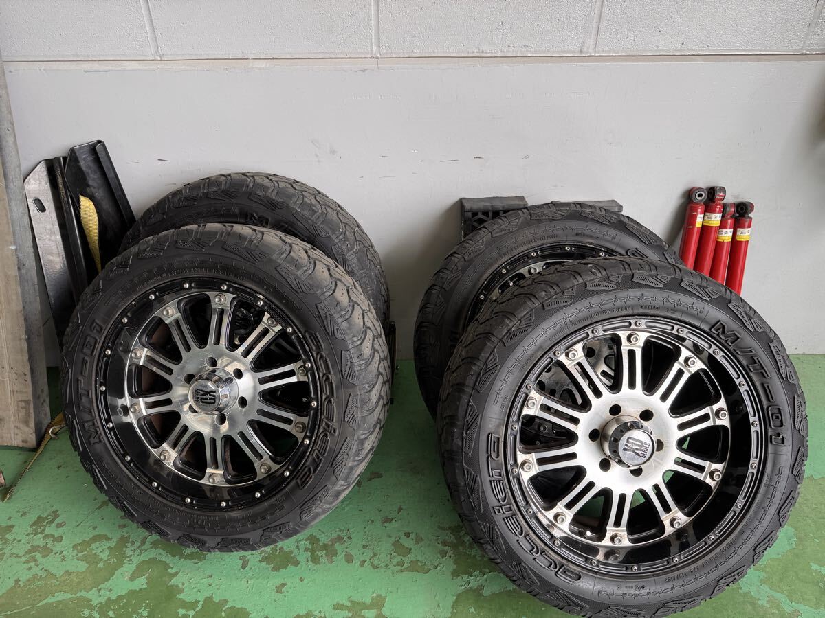 中古】LEXANI LX-9 26インチ 10J＋15 139.7 6穴 タイヤホイールセット