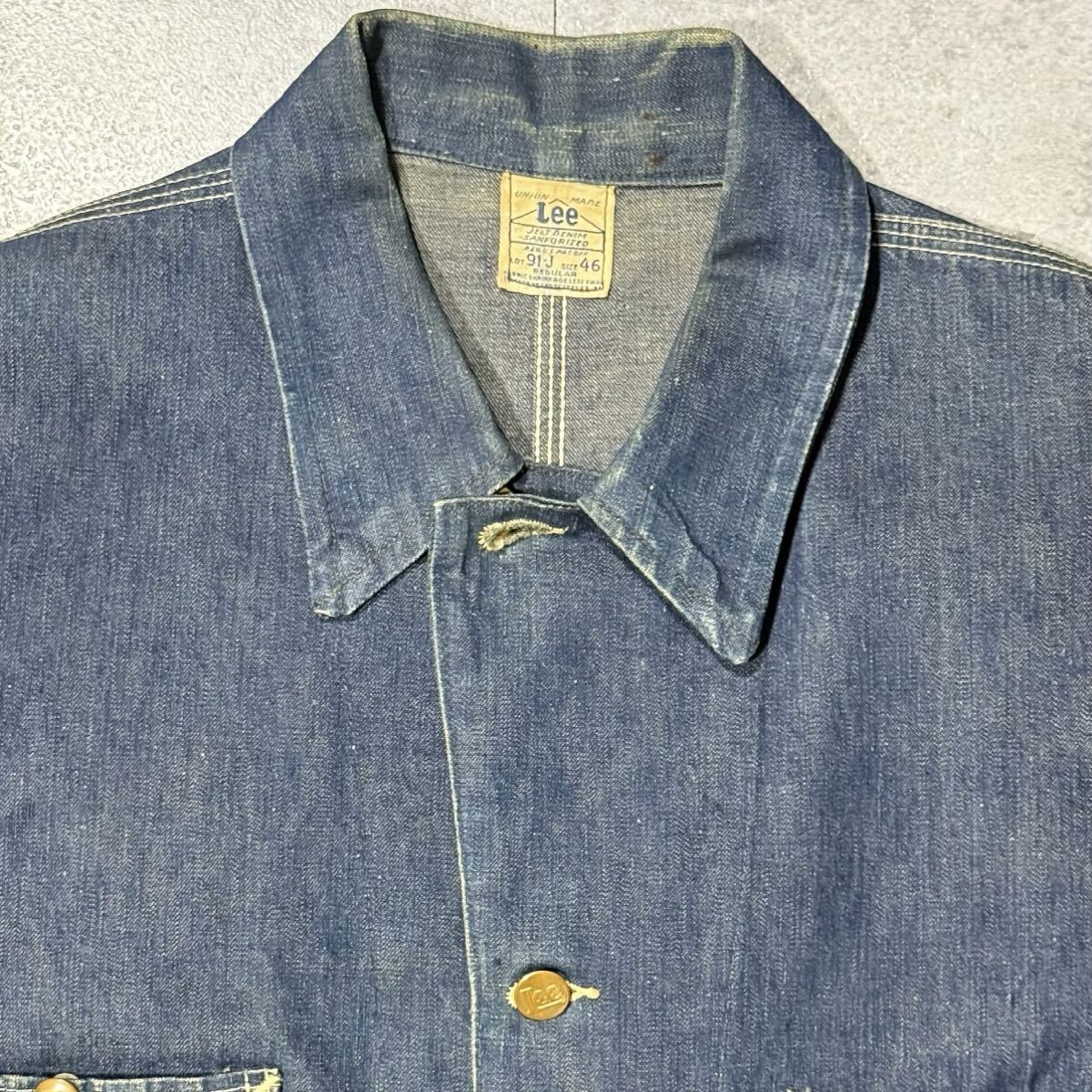 80's 90's USA製 EUCLID MFG.CO. デニムカバーオール size44 ドーナツ