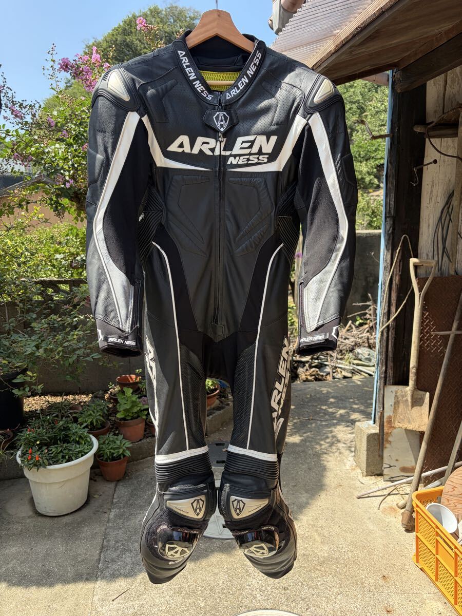 アレンネス 革ツナギ レディース Mサイズ レーシングスーツ レザー