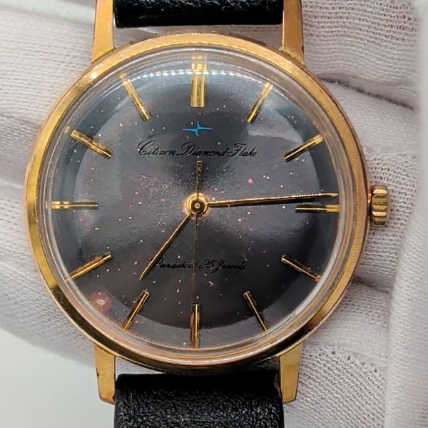 中古】02 シチズン パラウォーター パラショック 31石 Citizen Diamond