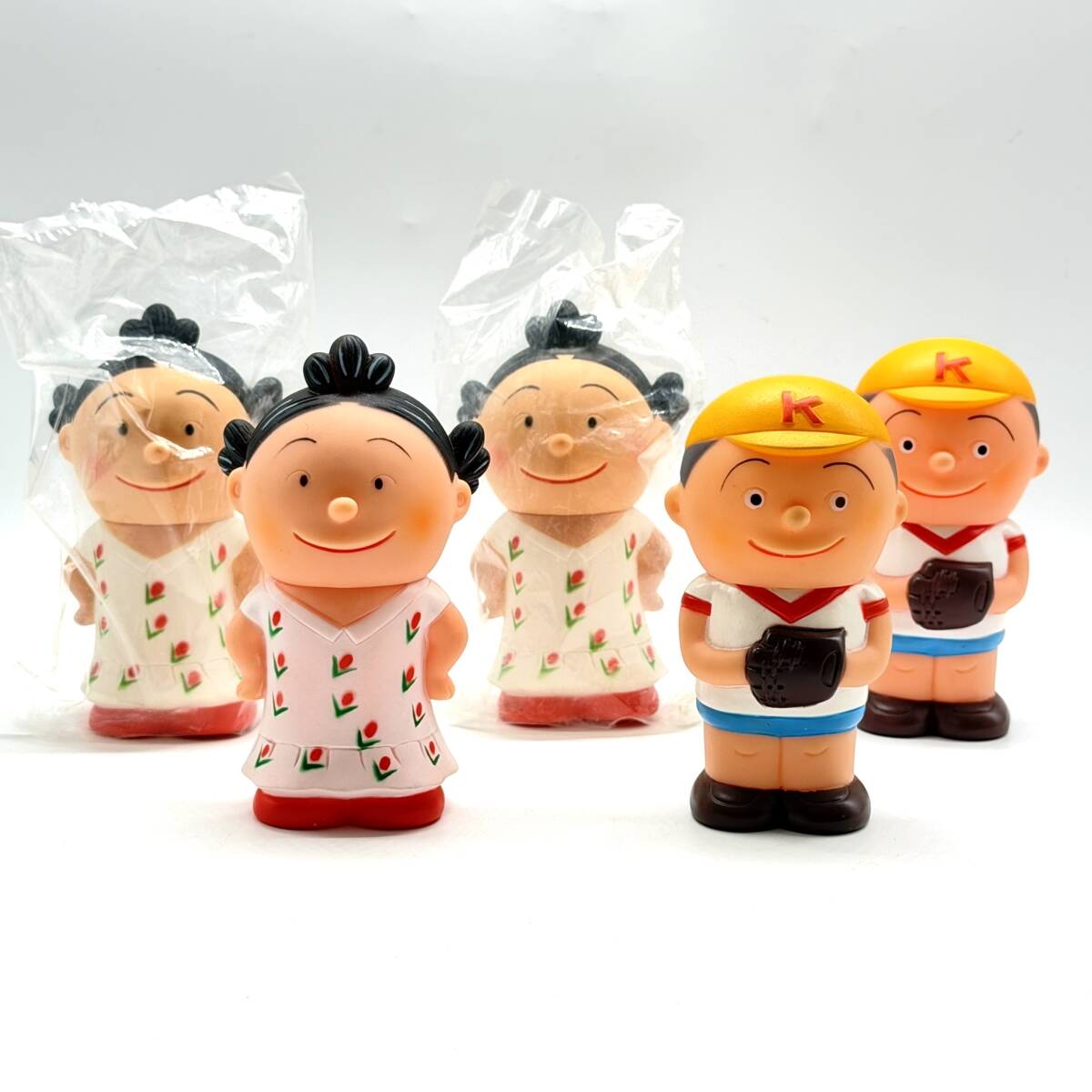 中古】当時物 サザエさん フネさん ソフビ 貯金箱 長谷川町子美術館の