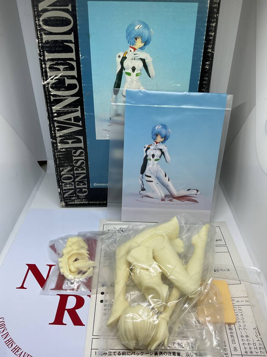 綾波レイ ガレージキット完成品 エヴァンゲリオン スクール水着