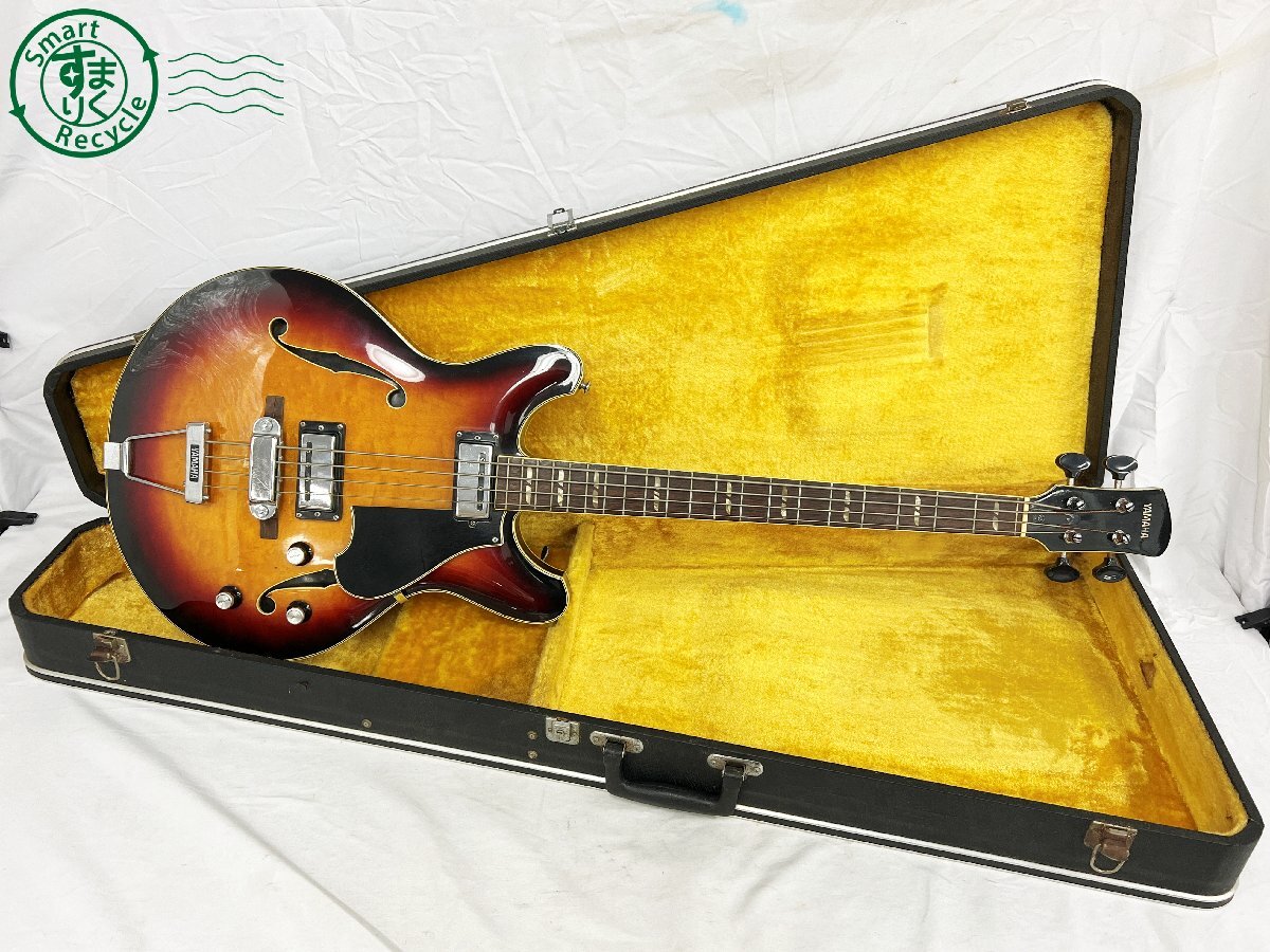 ビンテージの風格 YAMAHA ヤマハ SA-70 セミアコベース サンバースト