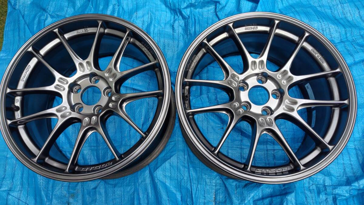 ☆ エンケイレーシング/ENKEI Racing 17インチホイール2本 タイヤ付き