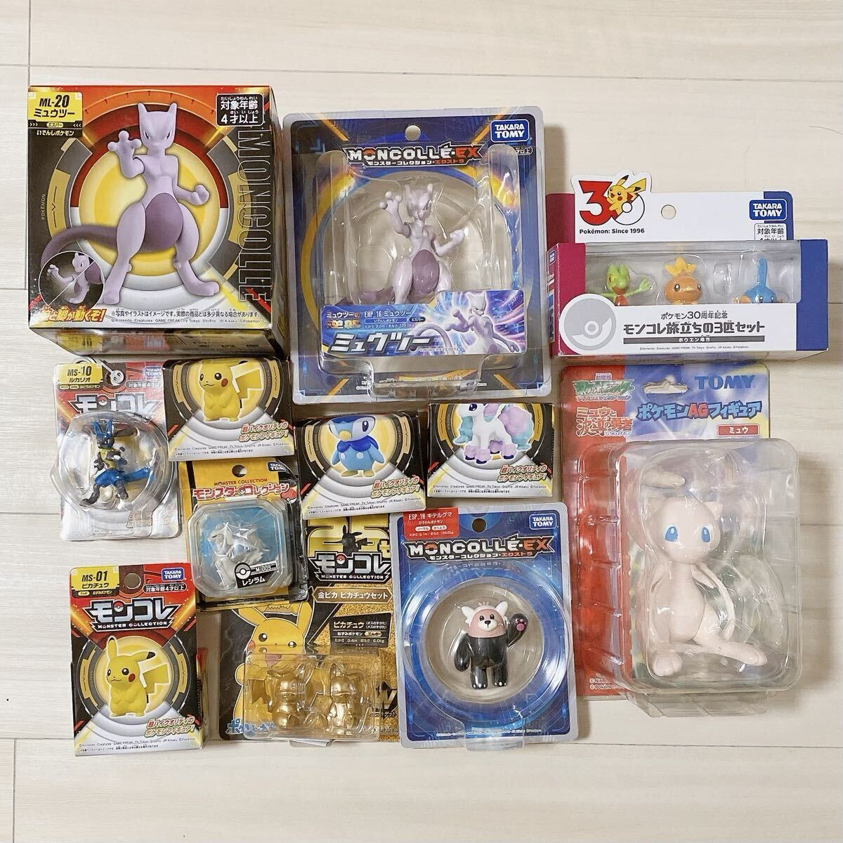 TOMY ポケットモンスターAG ジオラママップ モンコレ 6種 ピカチュウ