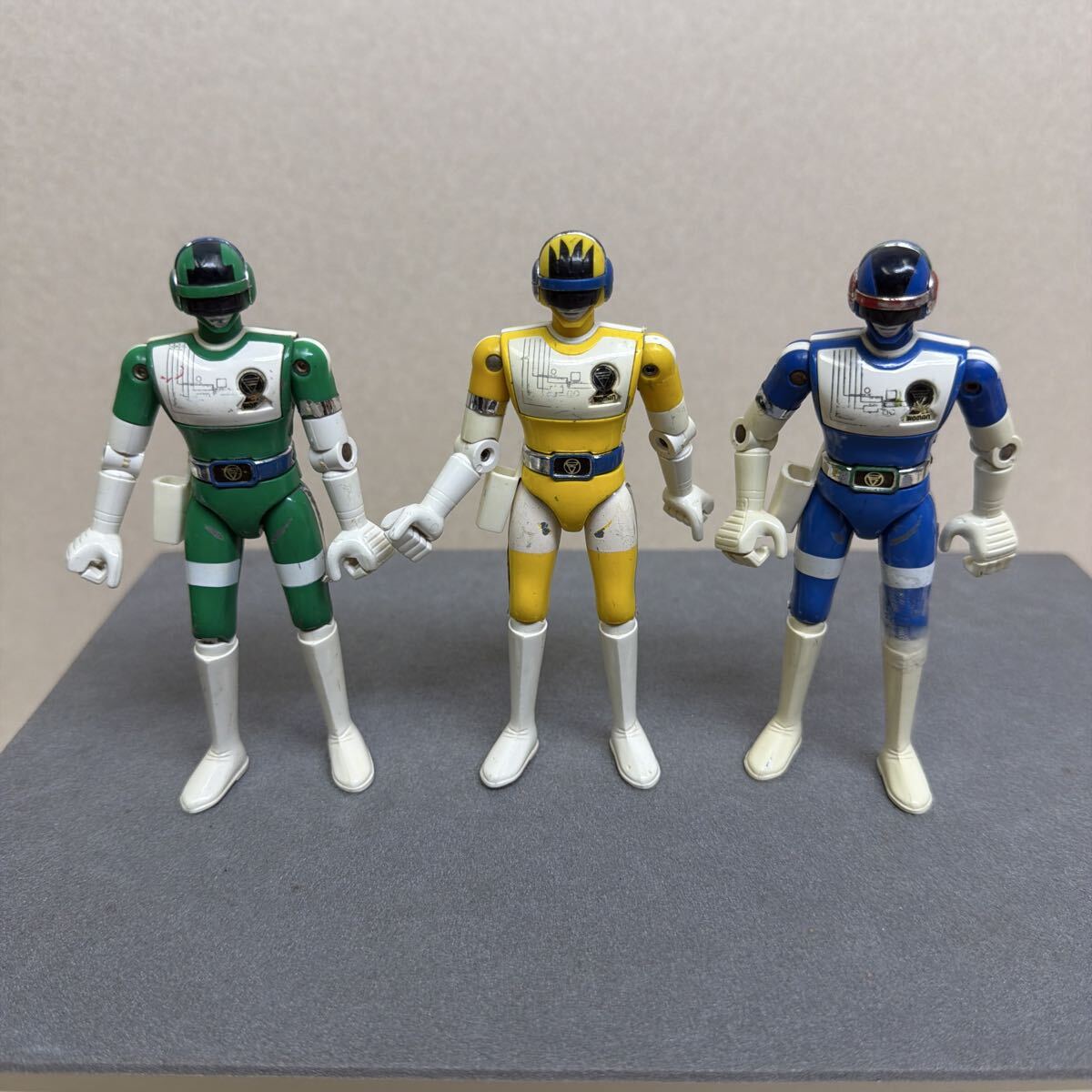 バンダイ ポピー事業部 超電子バイオマン バイオレッド1 グリーン2