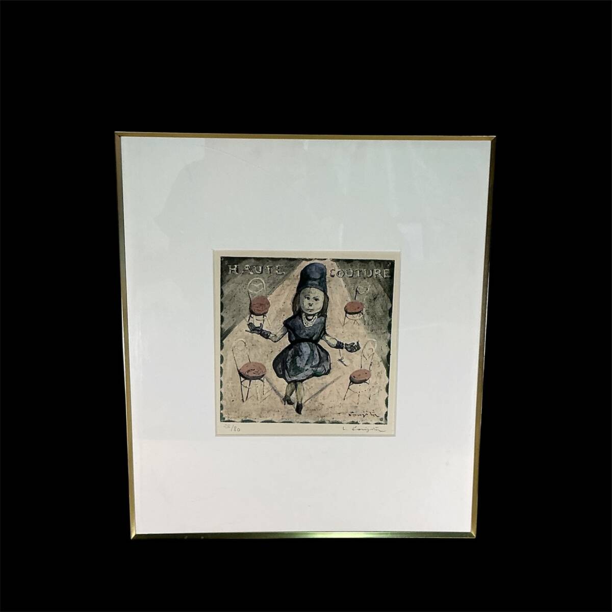 新品】☆藤田嗣治 レオナール フジタ『裸婦』の希少なリトグラフ、ED60