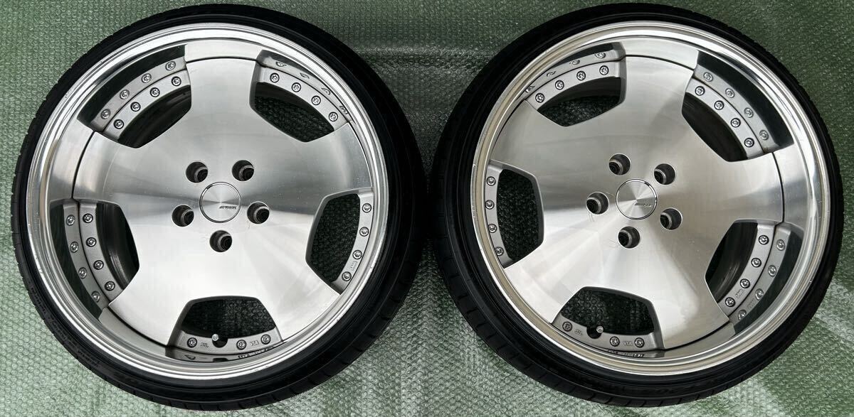 WORK ランベック LD1 未使用品 18インチ 9.5j+50 10.5j+35 5-114の落札