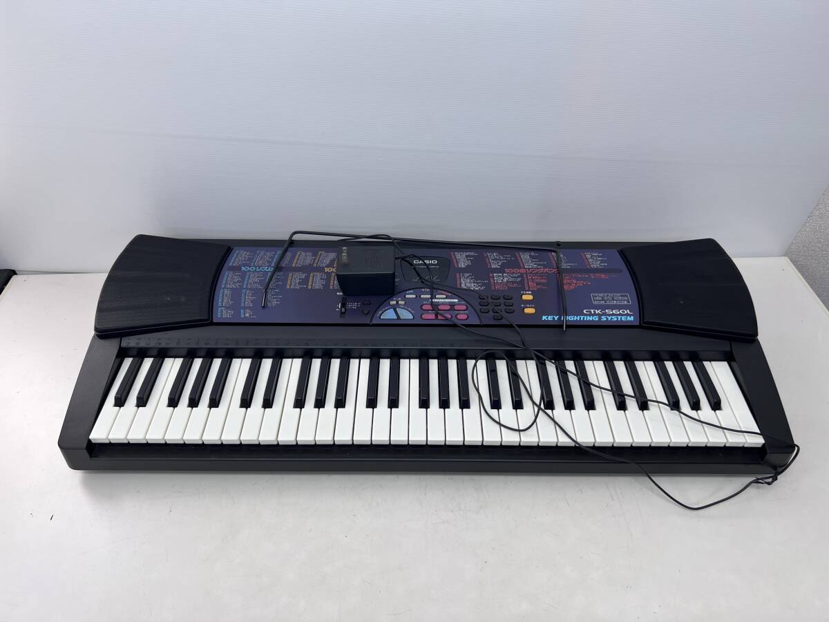 CASIO 光ナビゲーション・キーボード LK-58 61鍵盤 120リズム 264