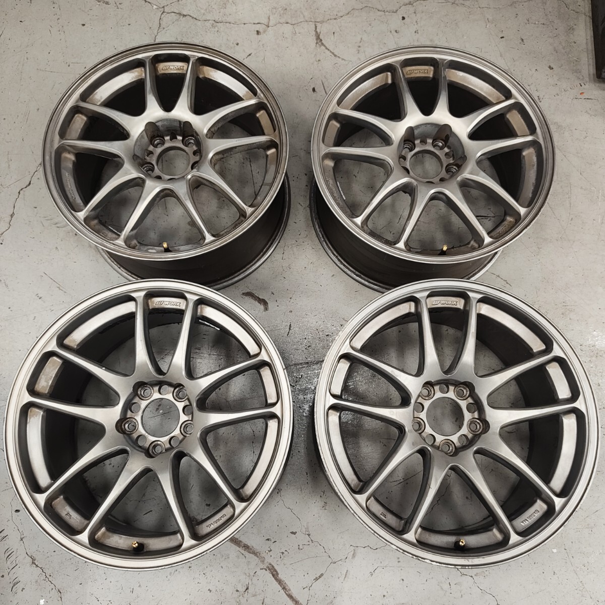 work emotion xt7 WMB ワーク エモーション メッキ ホイール 18インチ