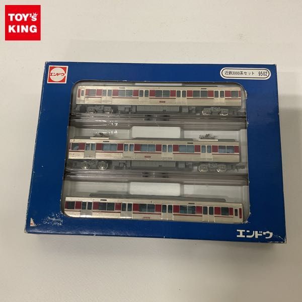 希少 エンドウ 近鉄3000系セット 9502 Nゲージ トレイン セット Nゲージ 東急旧3000系 目蒲線 3451/3452/3861 3輛+1 エンドウ動力車