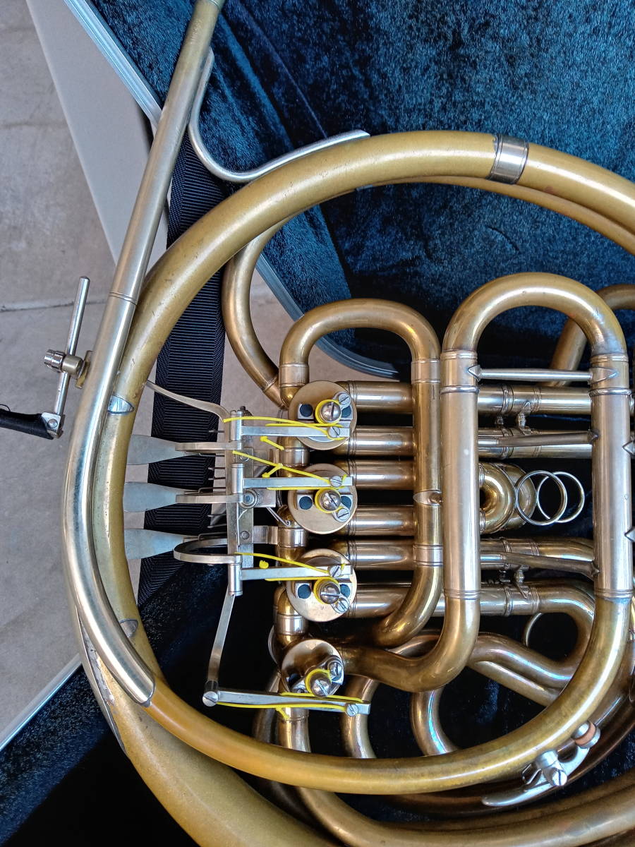 YAMAHA ヤマハ YHR-667改 状態良好貴重フレンチホルンHornフルダブルの