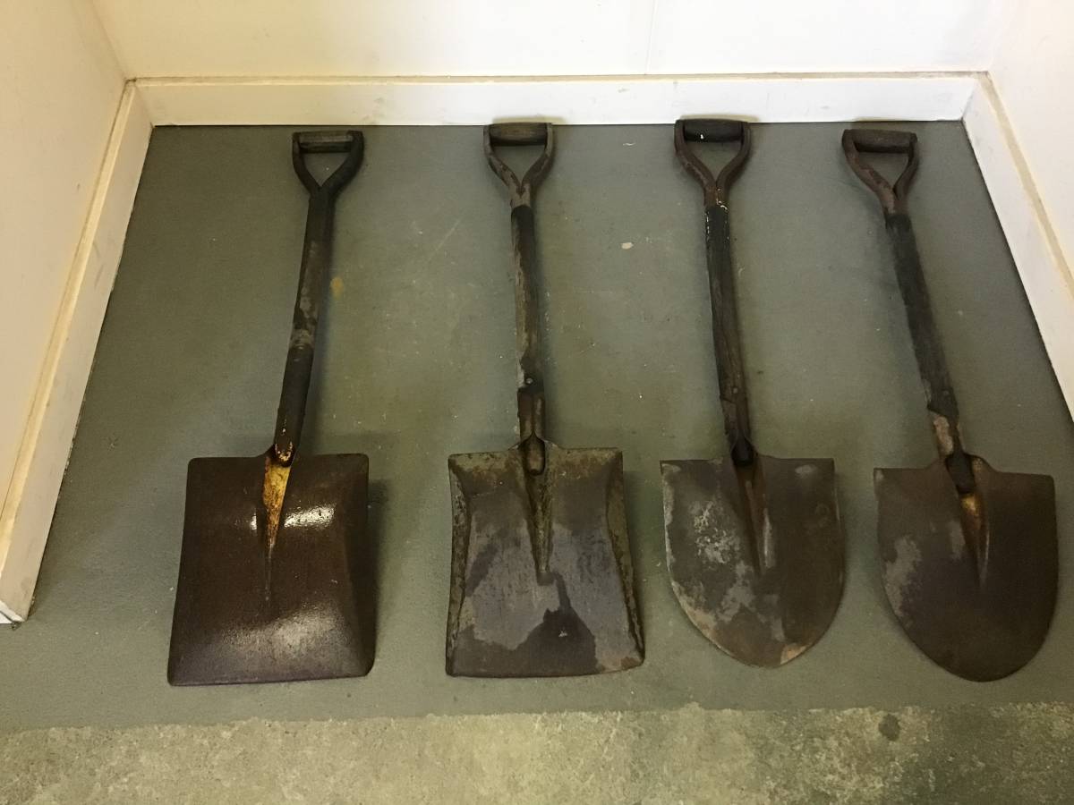 スコップ 計4本セット 角スコップ 剣スコップ 中古 シャベル 農業 家庭菜園 園芸 岐阜発 10 27 の落札情報詳細 ヤフオク落札価格情報 オークフリー スマートフォン版