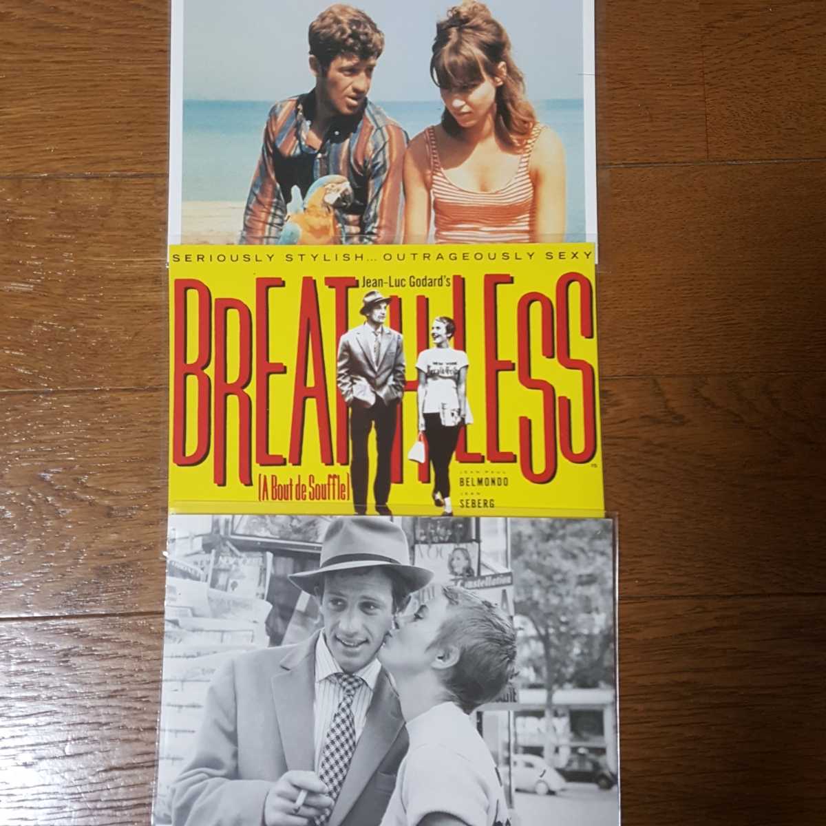 À bout de souffle 勝手にしやがれ ゴダール 海外製B2ポスター Jean-Luc Godard BREATHLESS A BOUT DE SOUFFLE original movie