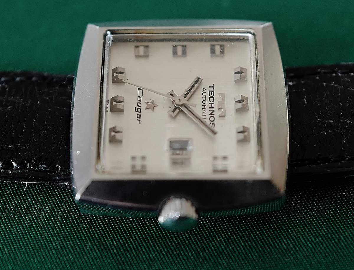 TECHNOS Cougar Automatic テクノス クーガー 自動巻き ビンテージの