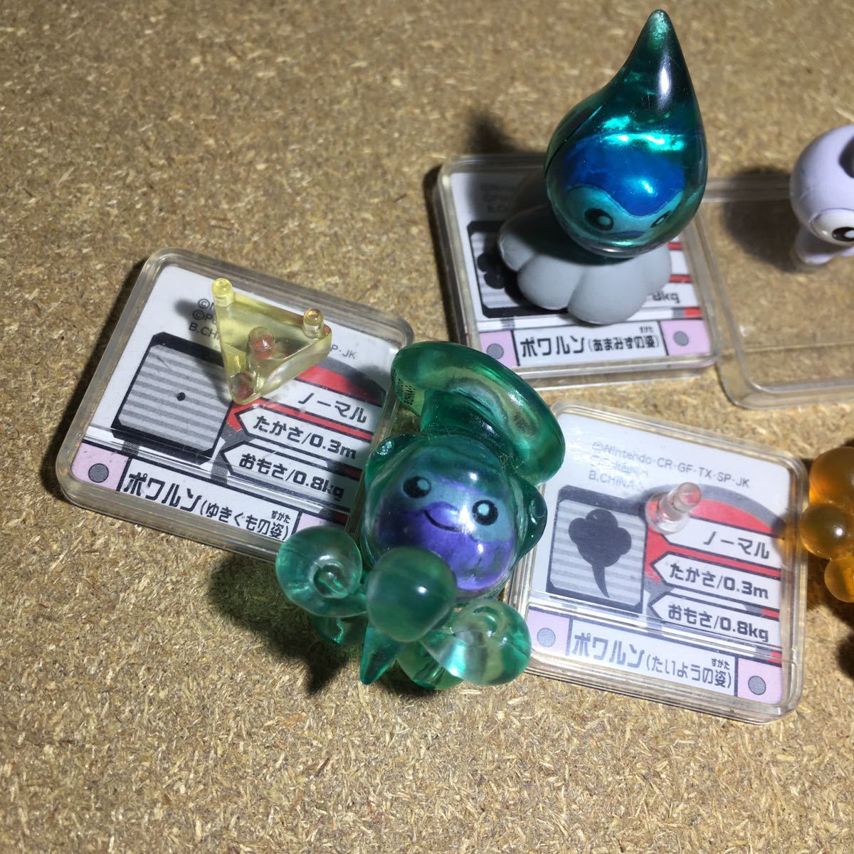 ポケモン フルカラーアドバンス ポワルン フィギュア 4体セット 台座