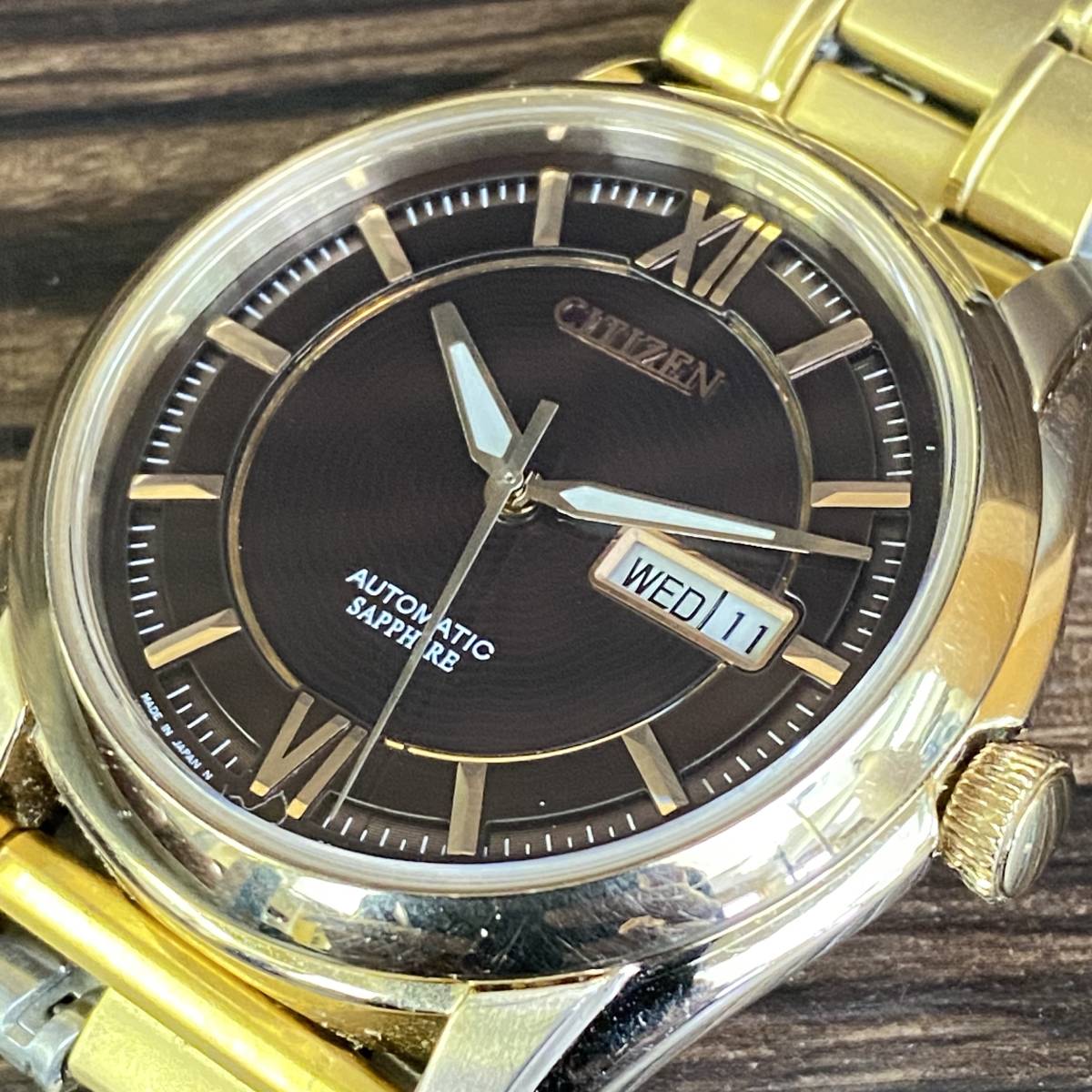 CITIZEN】 8200-s056365 自動巻き 腕時計