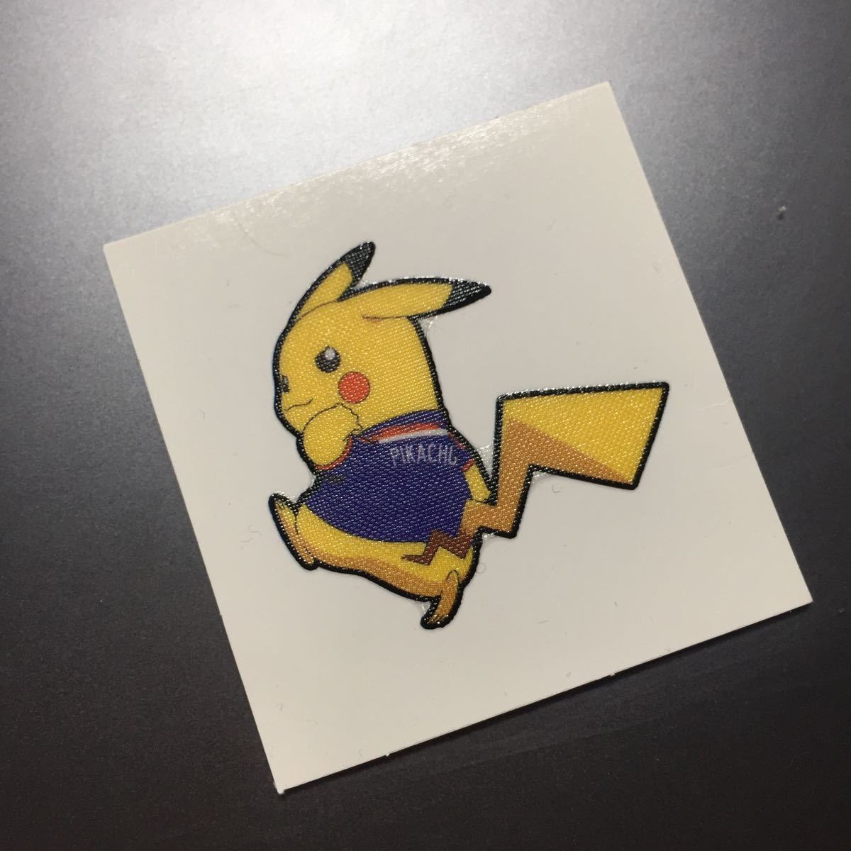 ポケモンパンシール サムライブルー サッカー ピカチュウ 新しき