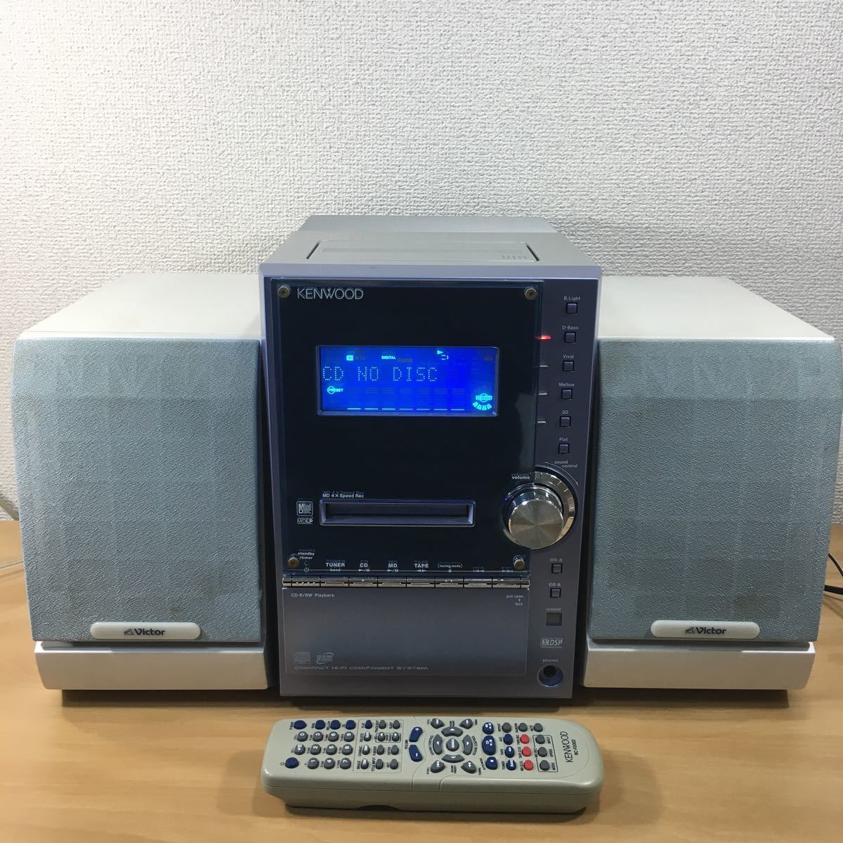 KENWOOD ケンウッド　システムコンポ　RXD-SL3MD KENWOOD RXD-SL3MD CD MD player speaker set speaker KENWOOD LS-SG5