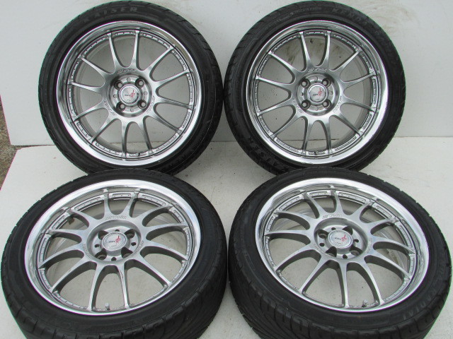 work ワーク XSA戦 XS2 17インチ PCD100 7J +30 4H 205/40R17 タイヤ