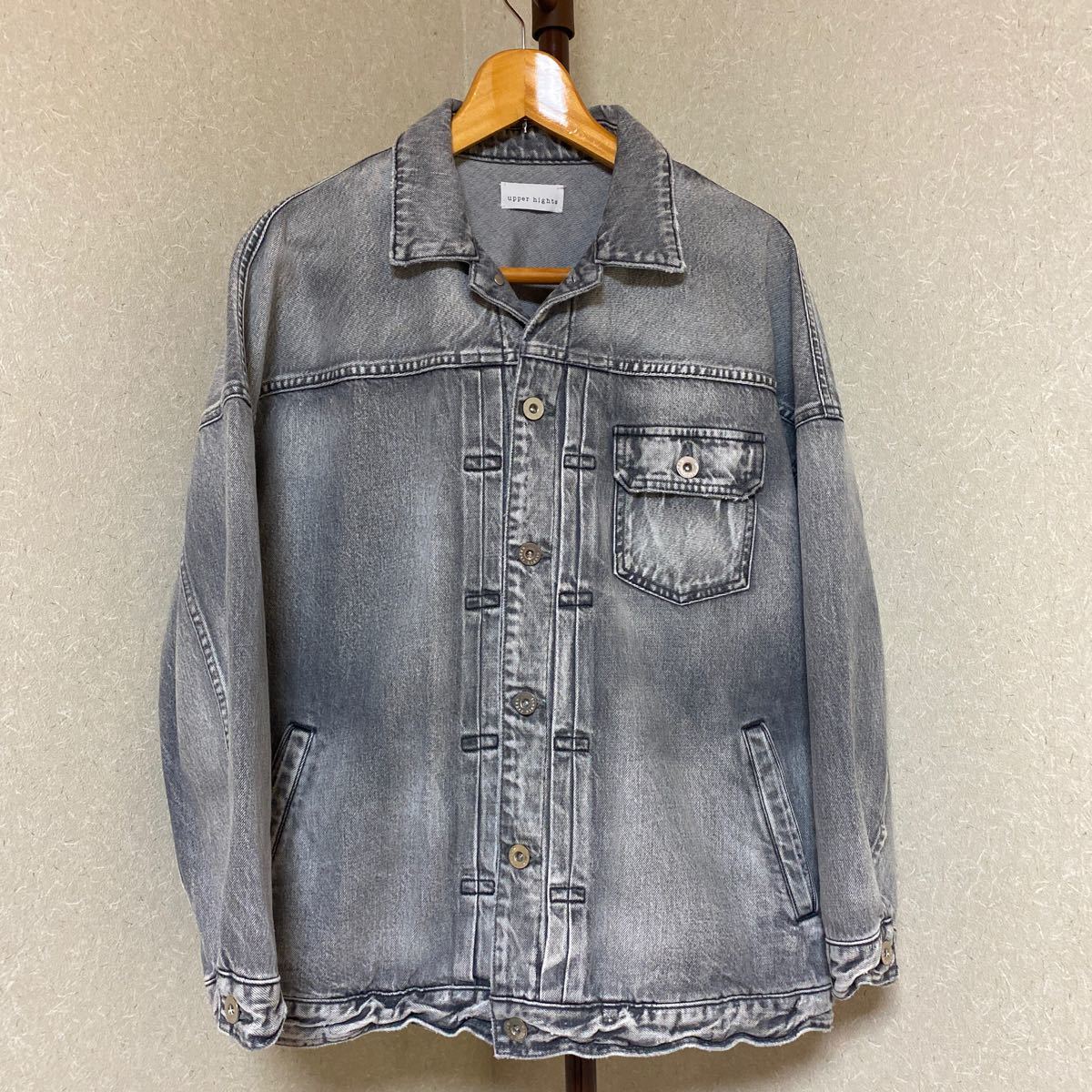 美品☆upper hights アッパーハイツ オーバーサイズ デニム ジャケット