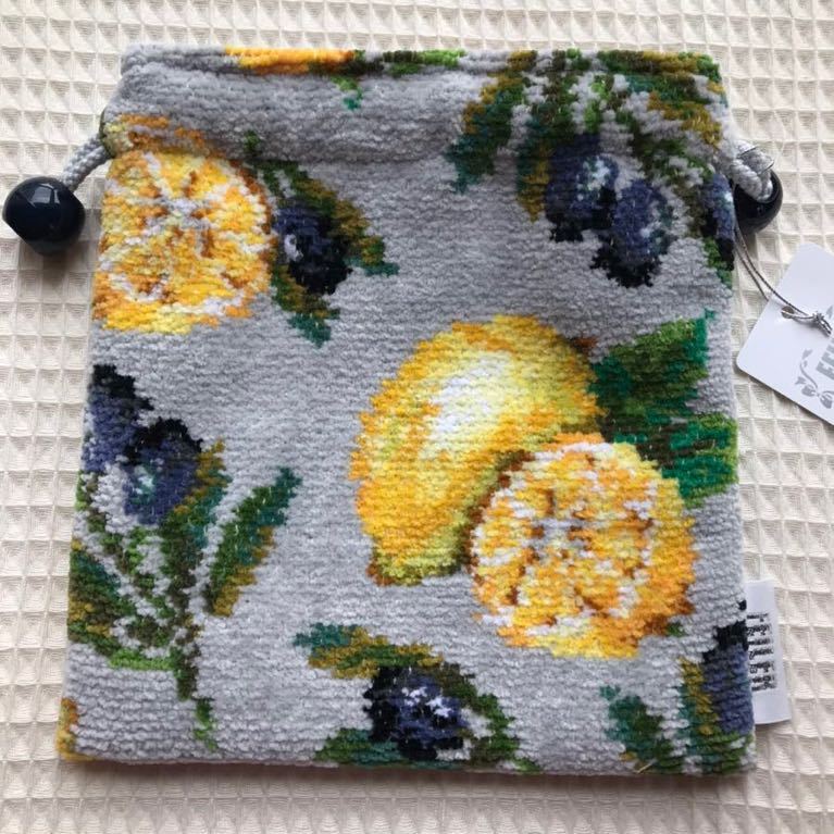 ANA限定 フェイラー シチリアーノ柄手付き巾着 未使用✨FEILER