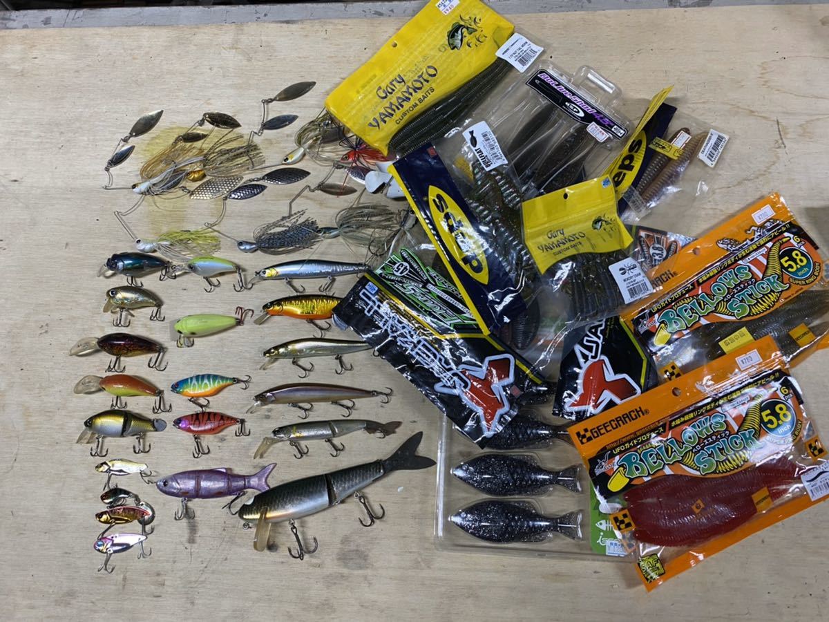 バスルアー ワーム スピナーベイトまとめて ジャッカル Osp イマカツ メガバス 39点セット 1円スタート の落札情報詳細 ヤフオク落札価格情報 オークフリー スマートフォン版