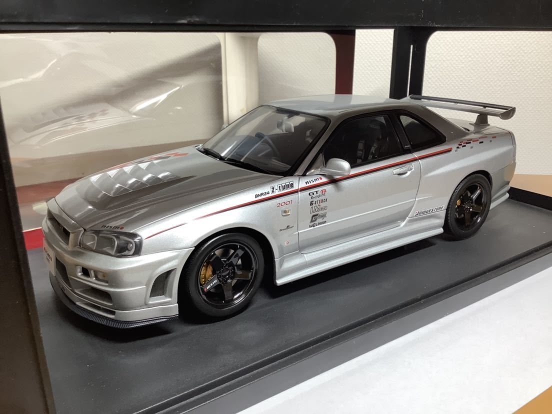 ☆未展示 1/18 AUTOart Nissan Skyline GT-R R34 Nismo Z-tune ver